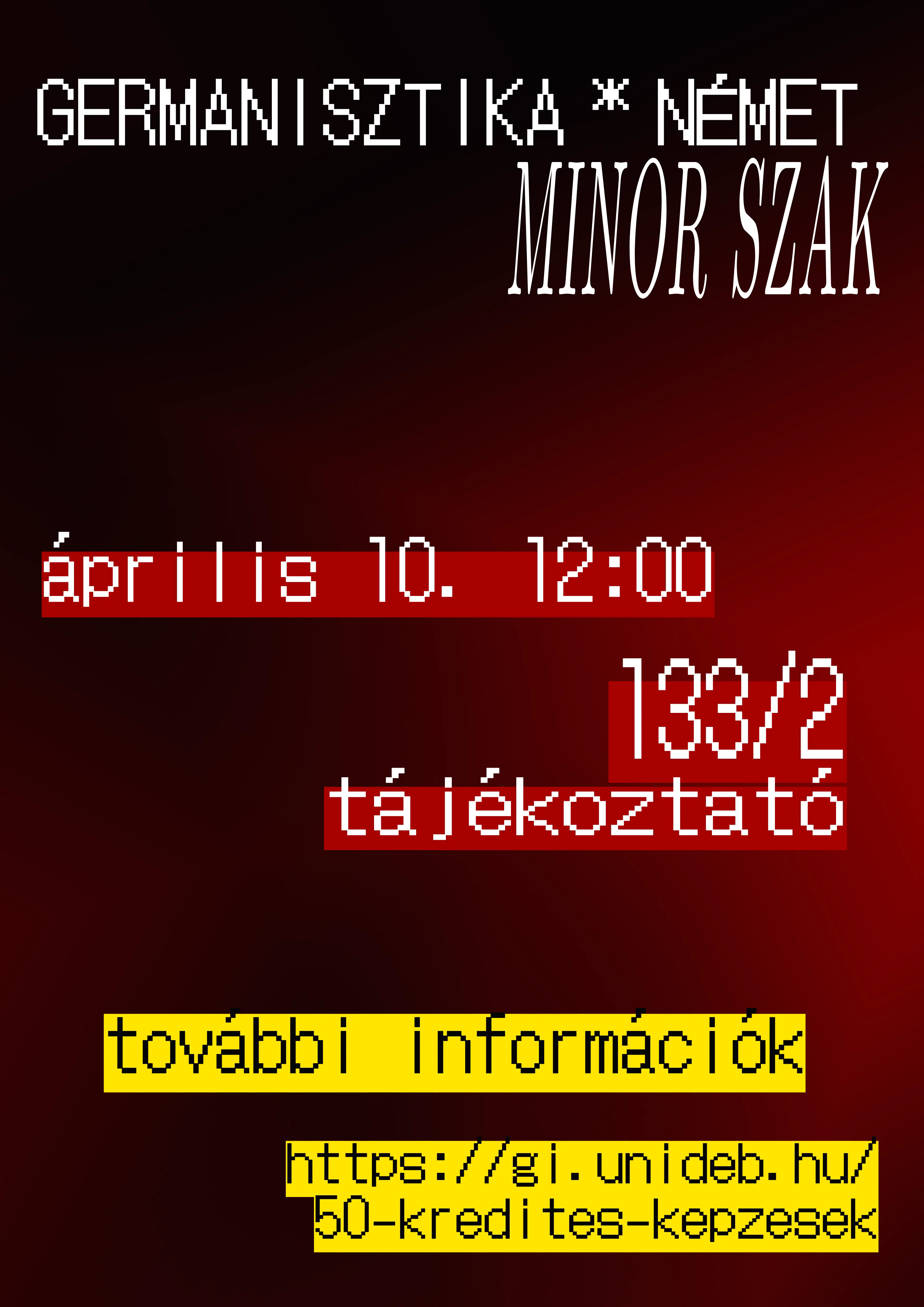 minor szak